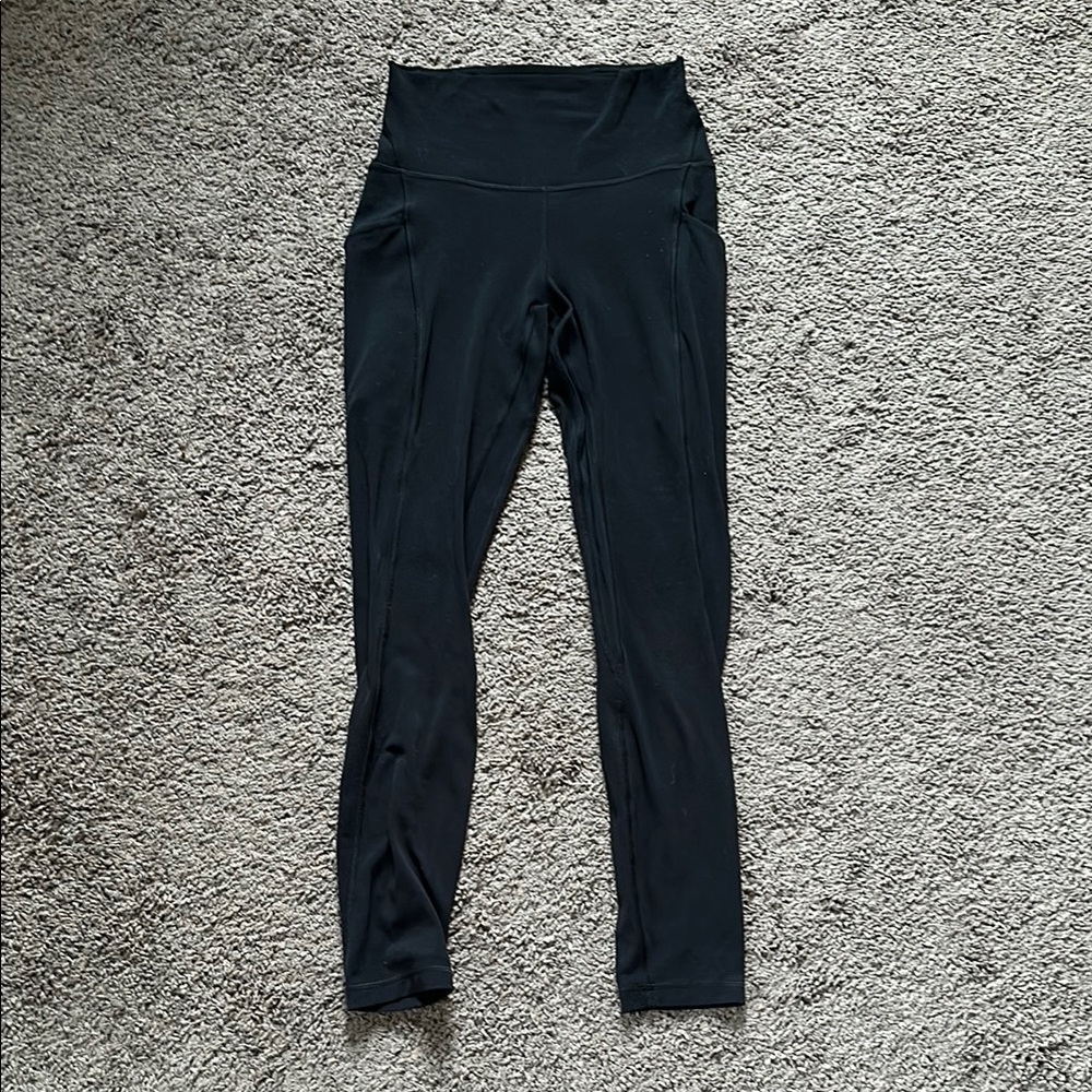 Lululemon align High-Waisted Black Leggings with pockets